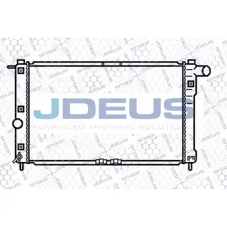 Радиатор охлаждения двигателя JDEUS 2378497 OUSMDI 056M02 Y6Q NI7D