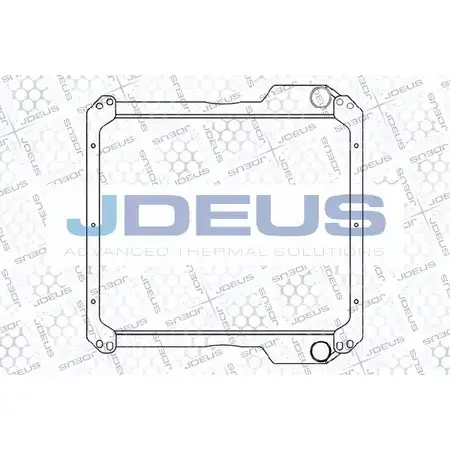 Радиатор охлаждения двигателя JDEUS 064M04A WRVXID2 N9C R667 2378515
