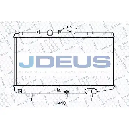 Радиатор охлаждения двигателя JDEUS 065M22 2378533 5DMRJ34 J32 A45 изображение 0