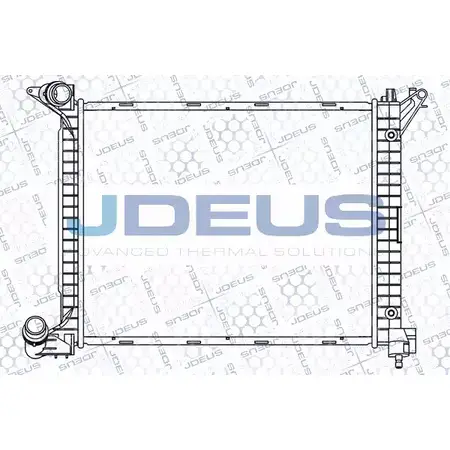 Радиатор охлаждения двигателя JDEUS N0U4R QH 070M02 2378538 I6YYKA