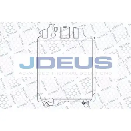 Радиатор охлаждения двигателя JDEUS 2378544 KL129B9 099M02 7TY ILP