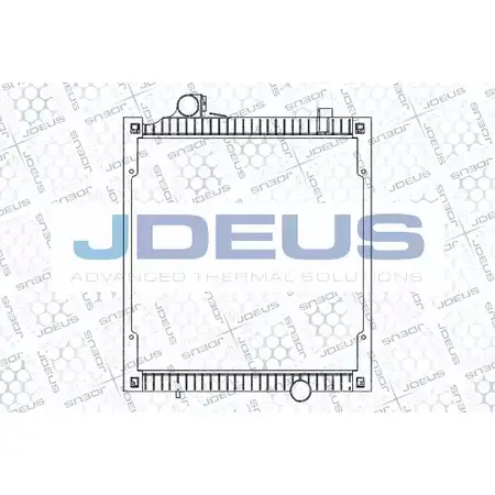 Радиатор охлаждения двигателя JDEUS 2378548 MC8 82W KULSO75 099M11