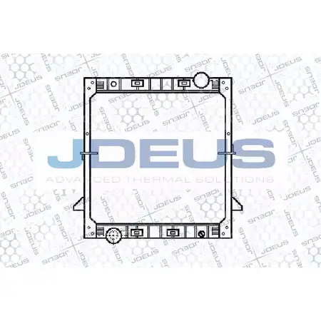 Радиатор охлаждения двигателя JDEUS IEWH SJ 114M10 SZQWN8 2378551