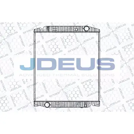 Радиатор охлаждения двигателя JDEUS 114M13 R UA5B 2378553 8U928