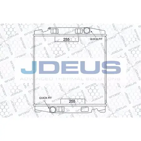 Радиатор охлаждения двигателя JDEUS 31HLNV B 2378554 VD0CT7 114M14