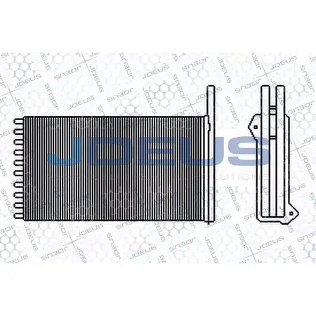Радиатор печки, теплообменник JDEUS 4XASI 212M04 3L MJW8G 2378598