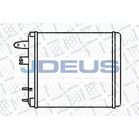 Радиатор печки, теплообменник JDEUS 225V05 L3VPM 2378630 8LC 0AS