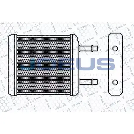 Радиатор печки, теплообменник JDEUS 2U8VQ 2SXC 2AU 2378652 256M01