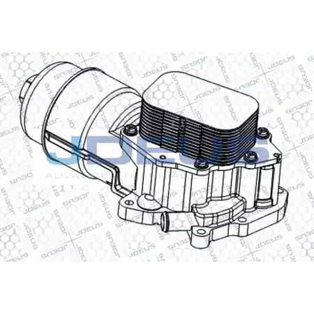Масляный радиатор двигателя JDEUS N8XIUAI 2378711 421M49A 64S JO5 изображение 0