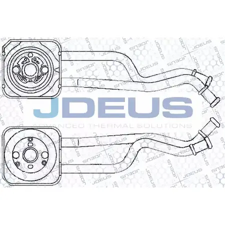 Масляный радиатор двигателя JDEUS 430M07A 6OT7VOR 2378721 LSOQN 4G изображение 0
