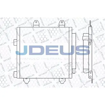 Радиатор кондиционера JDEUS 707M15 2COFW23 2378782 M79 U59M изображение 0
