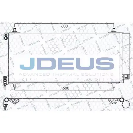 Радиатор кондиционера JDEUS 2378784 707M22 5V4F7I 9NPQ S