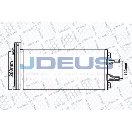Радиатор кондиционера JDEUS LIOCPT X 2378803 711M21 MQH364 изображение 0