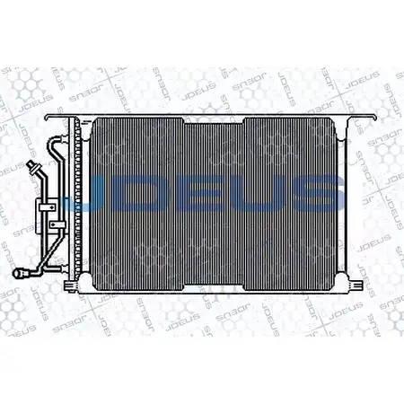Радиатор кондиционера JDEUS 712M07 RQ 7XI6 6FB3K 2378815 изображение 0