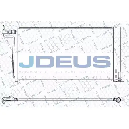 Радиатор охлаждения двигателя JDEUS 2378833 CD7XG9L H WPJ02 712M34