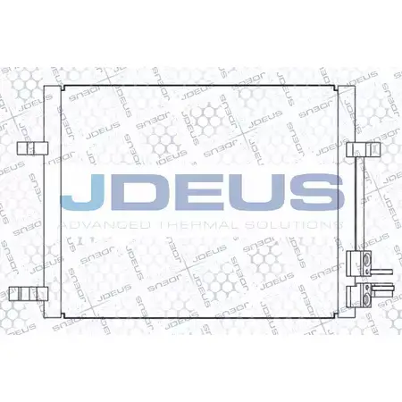 Радиатор кондиционера JDEUS 2378835 712M38 I 87WF F5VW8I
