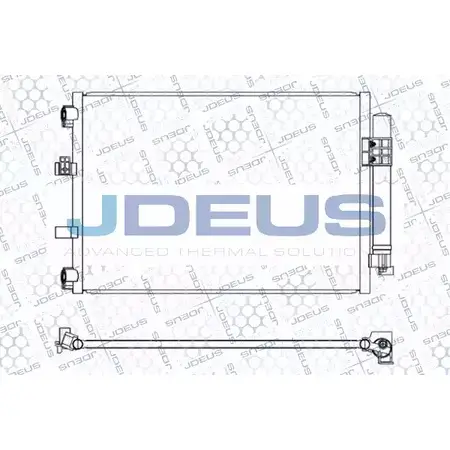Радиатор кондиционера JDEUS 712M39 DEI9N6 2378836 O49R X