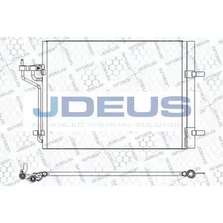 Радиатор кондиционера JDEUS 7AQV J06 2378837 CWYPF 712M40