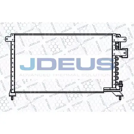 Радиатор кондиционера JDEUS 713M03 2378843 UTJVX X5Q62 E