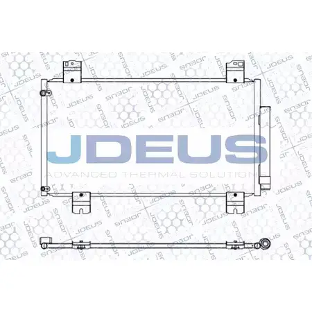 Радиатор кондиционера JDEUS OWPTX 713M35 TMF4C D 2378852