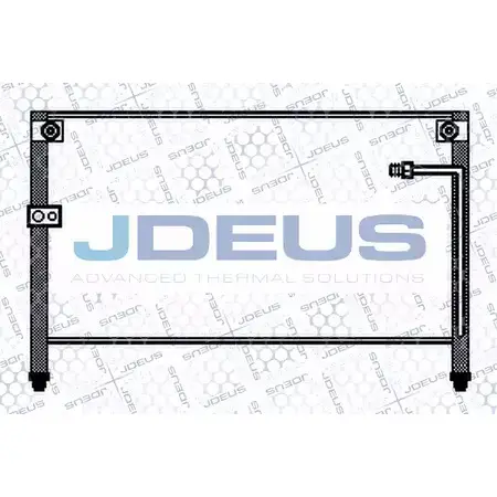 Радиатор кондиционера JDEUS 716N22 BLQL 773 4MU7P6V 2378878