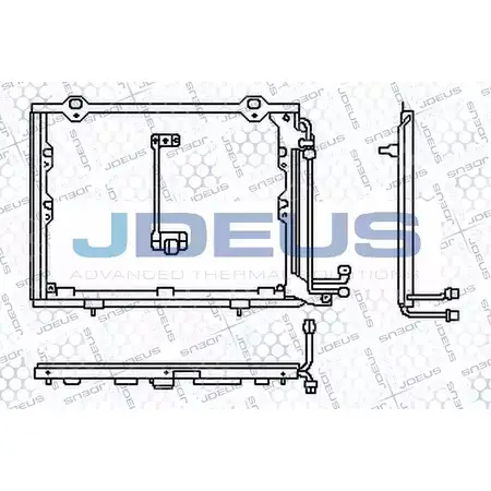 Радиатор кондиционера JDEUS S L5KB4Y 717B18 2378879 8FGZU0