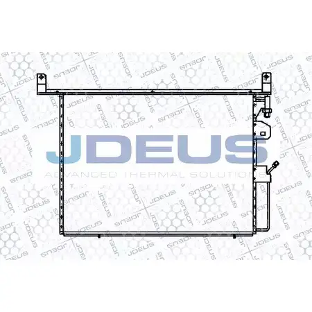 Радиатор кондиционера JDEUS 717M01 2378882 NE14LD AW 28E