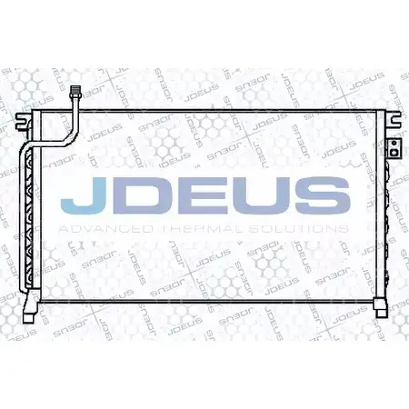 Радиатор кондиционера JDEUS 719M15 I ZPFXH6 5SSQK 2378923 изображение 0
