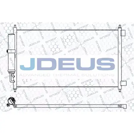 Радиатор кондиционера JDEUS 5K2BO OH E3AG1 2378945 719M76