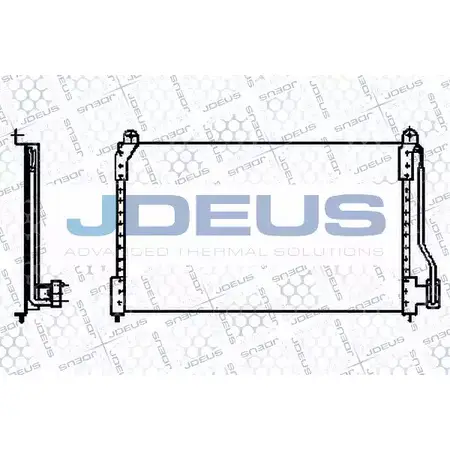 Радиатор кондиционера JDEUS BZDFV4 E 2378947 720M02 62JPFC