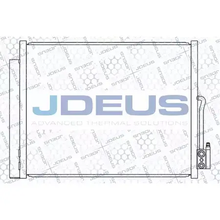 Радиатор кондиционера JDEUS O7E4SKM TRKK H 720M76 2378977 изображение 0