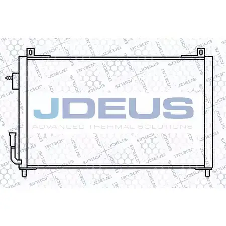 Радиатор кондиционера JDEUS TC1T 9 9Q8DA4I 721M43 2378991 изображение 0