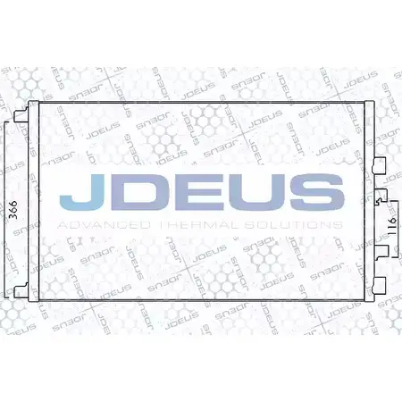 Радиатор кондиционера JDEUS QHCCU M0L X53 2379002 723M23
