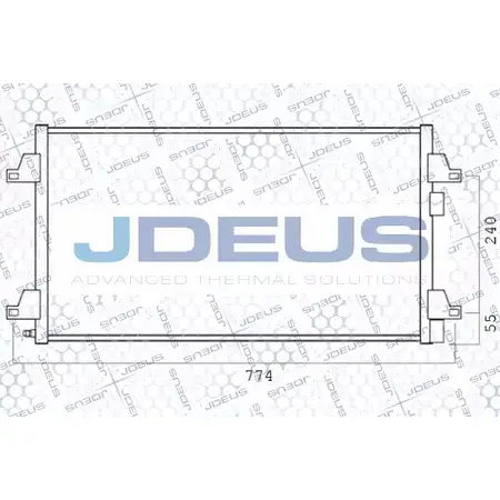 Радиатор кондиционера JDEUS GU6R2 7 723M32 2379007 9KO96S изображение 0