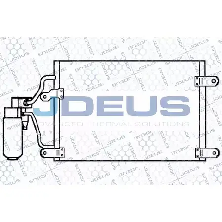 Радиатор кондиционера JDEUS X6 0Q0YZ 4NH1ZYO 2379027 723M70