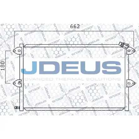 Радиатор кондиционера JDEUS GT2R3RJ 7VLR3L U 725M11 2379041