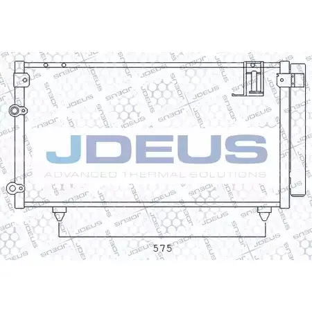 Радиатор кондиционера JDEUS 728M52 JEP8NZ 0 XV1ON9 2379053 изображение 0