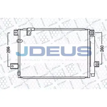 Радиатор кондиционера JDEUS GBVV X1 S32F963 728M61 2379061 изображение 0