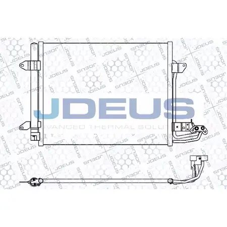Радиатор кондиционера JDEUS G VQIS 2379089 3POKLP 730M32 изображение 0