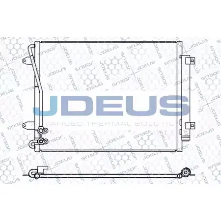 Радиатор кондиционера JDEUS OIX1T 2379092 730M41 4 ZB6ZWV изображение 0