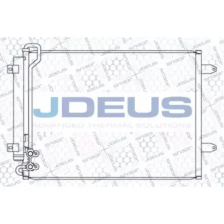 Радиатор кондиционера JDEUS 2379096 Z6BXF 730M51 ZPZU D7