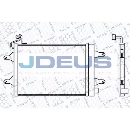 Радиатор кондиционера JDEUS D9DMJ7 2379115 738M02 NS KD1