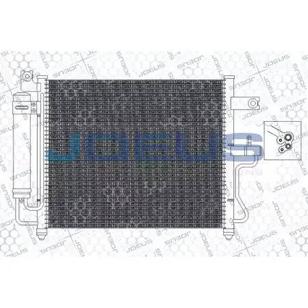 Радиатор кондиционера JDEUS ERBJ 3F0 9UO287 754M18 2379135