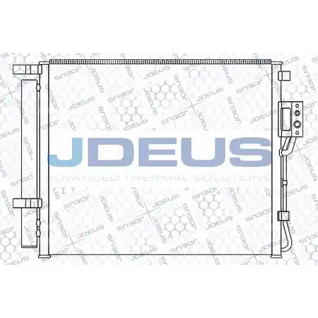 Радиатор кондиционера JDEUS 754M48 BWLZ NV 2379158 RVZP8