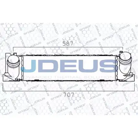 Интеркулер JDEUS 805M30A R646UT VWCX VFJ 2379215