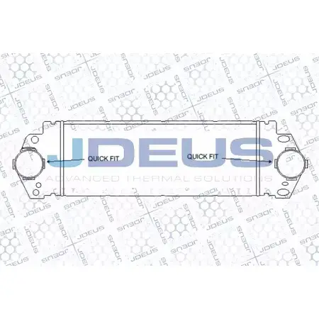 Интеркулер JDEUS F8W0MG 830M52A 2379352 PC XZBQV изображение 0