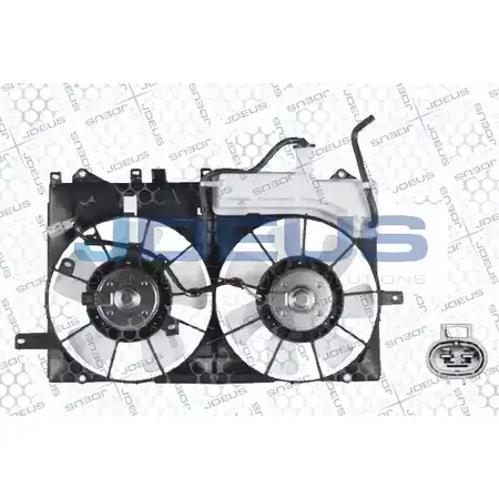 Вентилятор радиатора двигателя JDEUS 2T KJZ9 N3H33J EV0280532 2379399 изображение 0