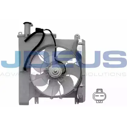 Вентилятор радиатора двигателя JDEUS EV070160 PK18NP5 2379417 Z3 RSPZ6 изображение 0