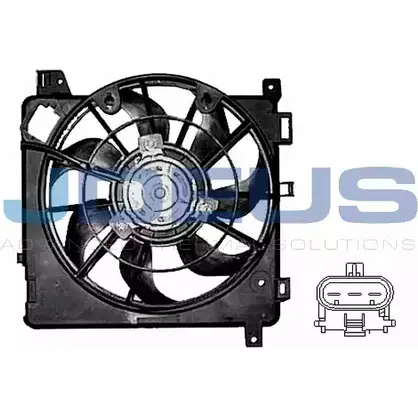 Вентилятор радиатора двигателя JDEUS VHITOS 1 EV200980 XPE1G1 2379472 изображение 0
