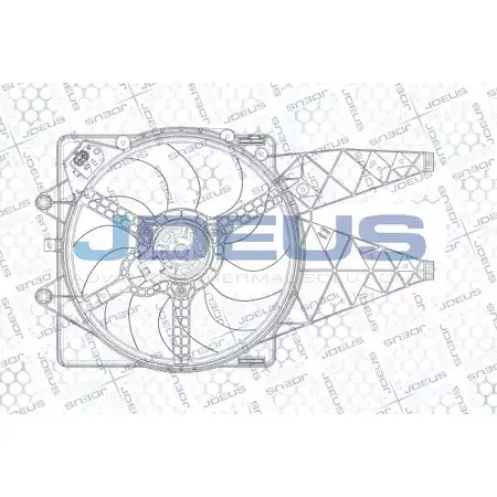 Вентилятор радиатора двигателя JDEUS EV882615 G ZF747 E037FM 2379573